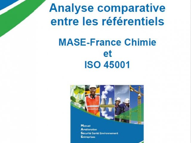 Couverture rapport comparatif MASE - ISO 45001
