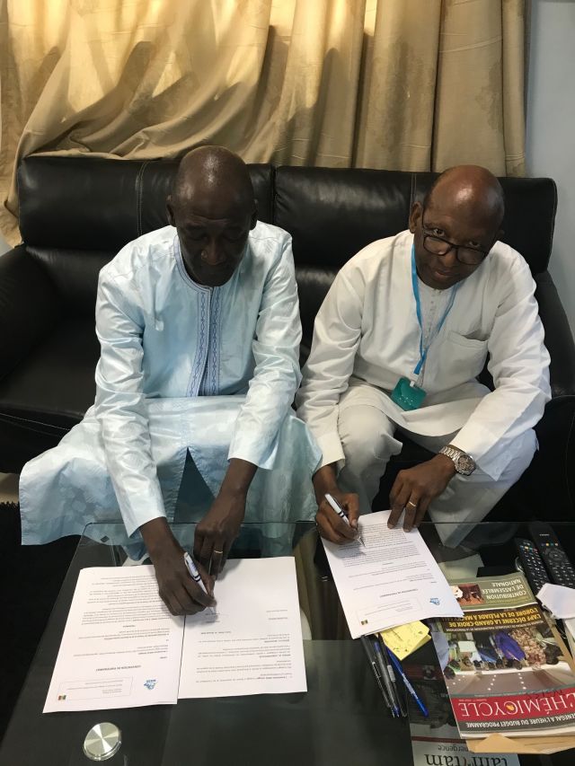 Signature convention de partenariat MASE DGTSS